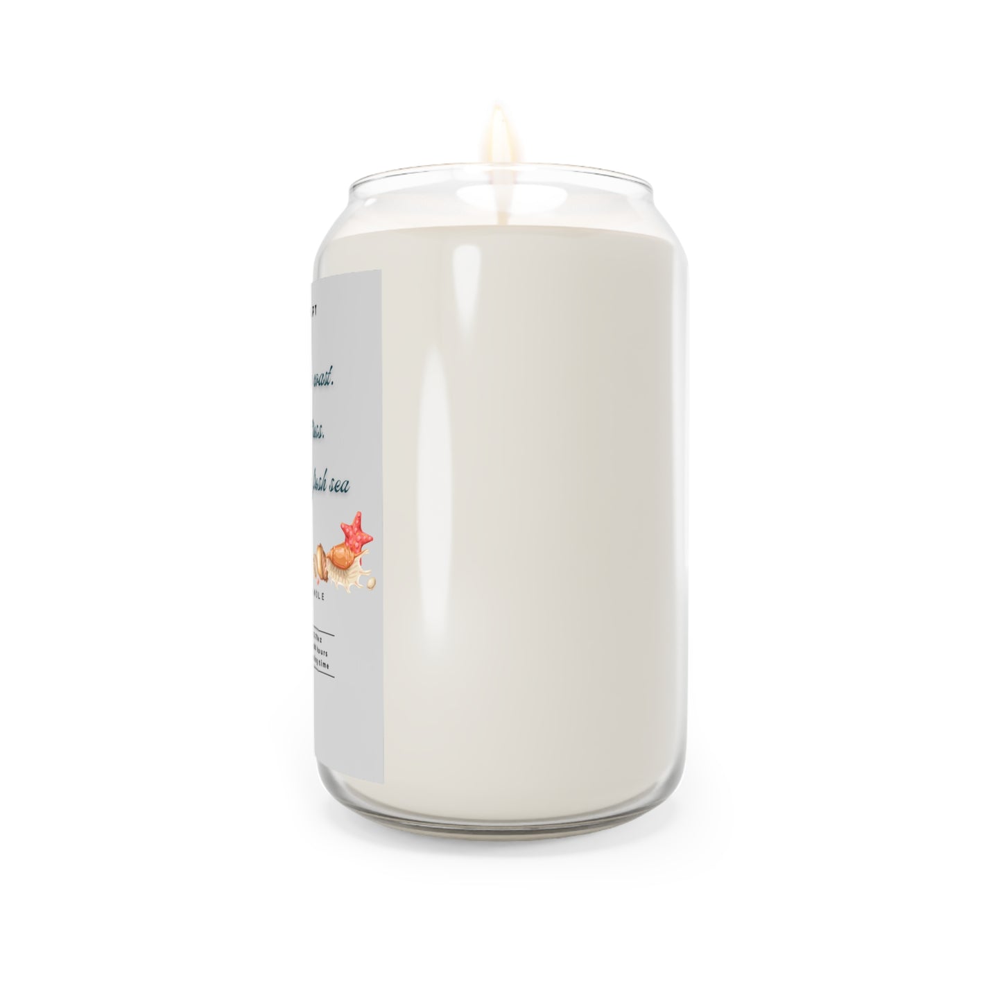 Calming Sea Breeze Candle, Aromatherapy Gift, Eco-Friendly, Home Decor, Relaxation, Gift for Her, Soy Wax Scented Candles