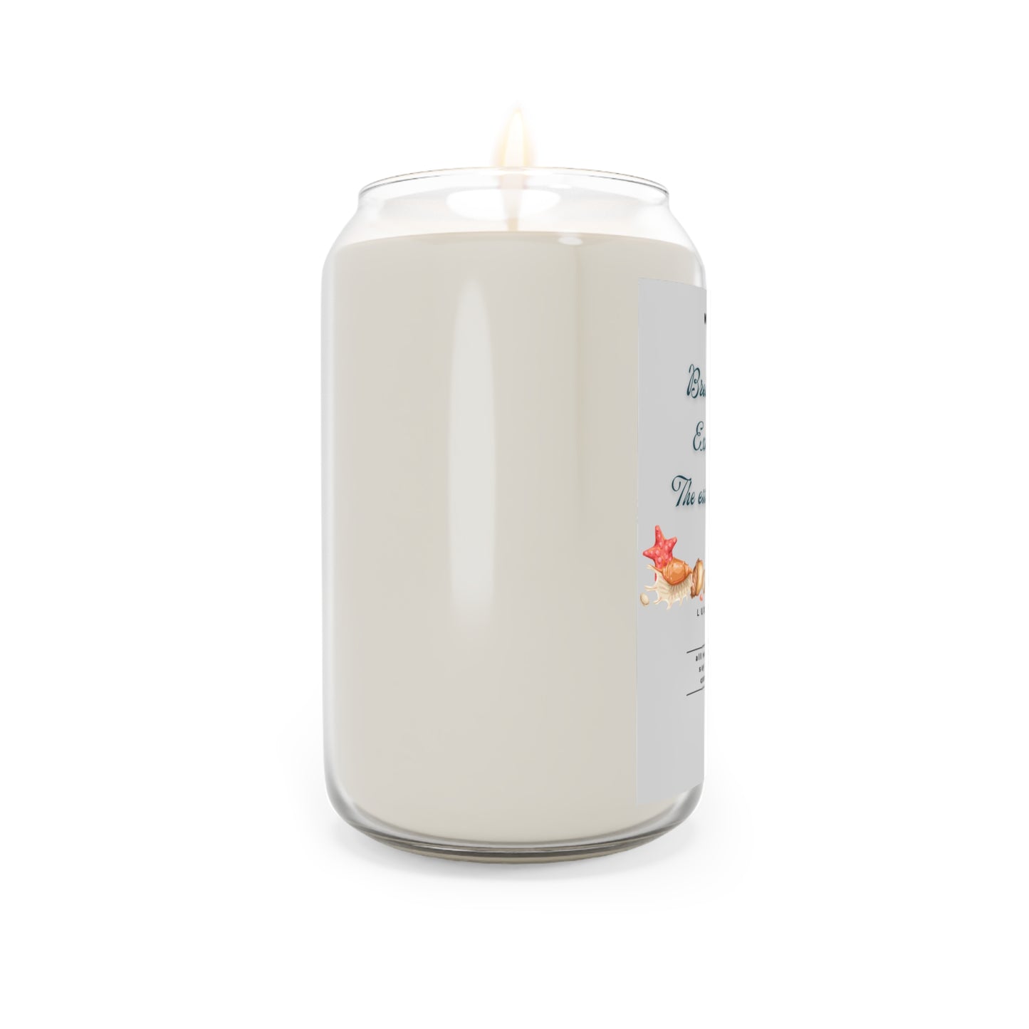 Calming Sea Breeze Candle, Aromatherapy Gift, Eco-Friendly, Home Decor, Relaxation, Gift for Her, Soy Wax Scented Candles