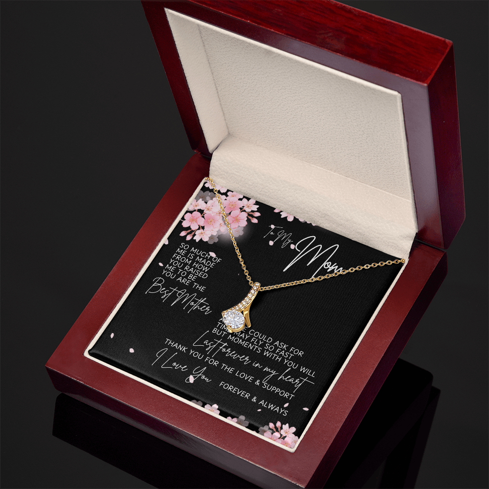 Meaningful Mom Necklace Gift – Express Your Love with a Beautiful Necklace and Message Card
