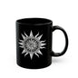 Minimalist Boho Mug - Abstract Design, Modern Ceramic Tea Cup