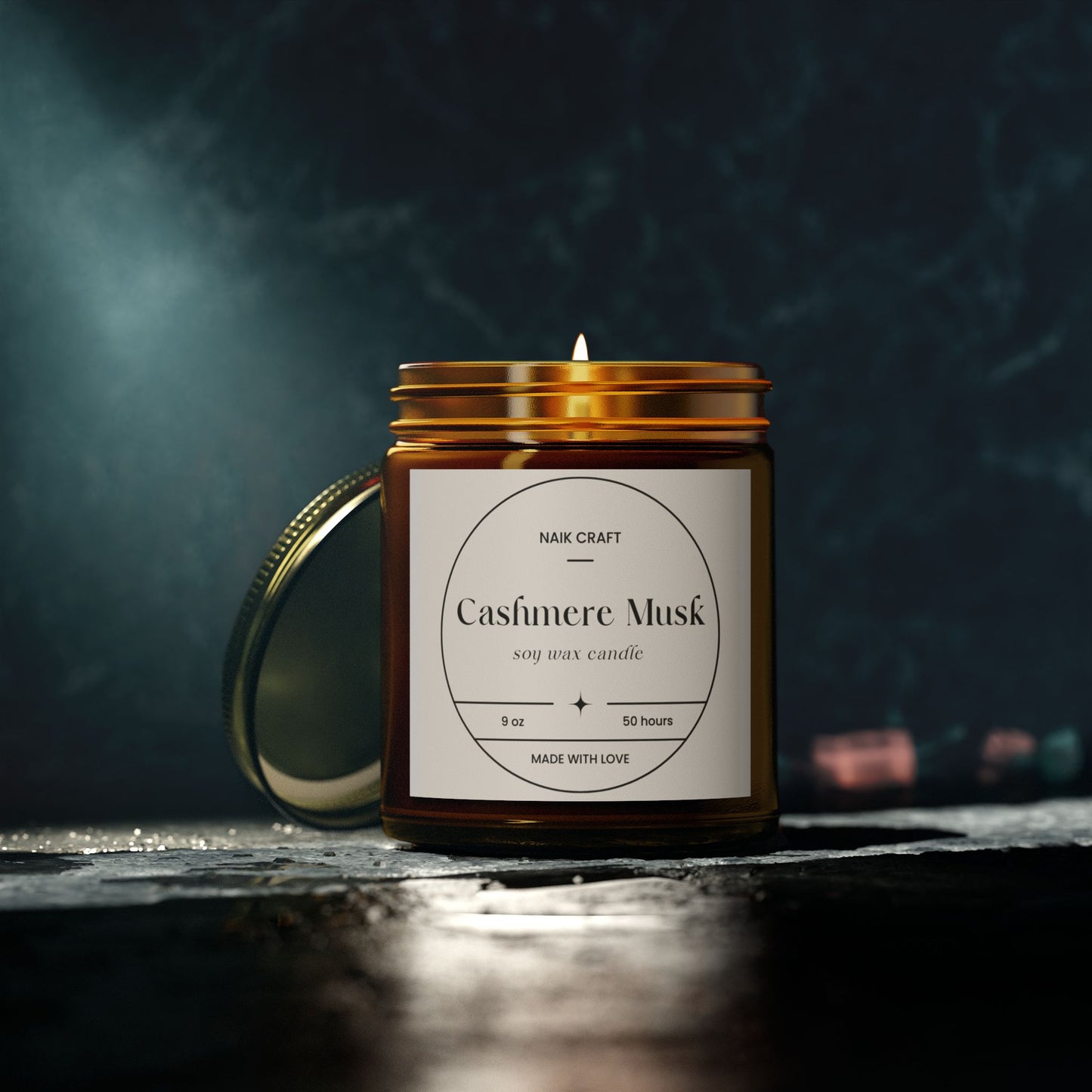 Cashmere Musk Scented Candles, Aromatherapy, Home Fragrance, Gift for Her, Eco-Friendly Candles, Candle Set for Relaxation