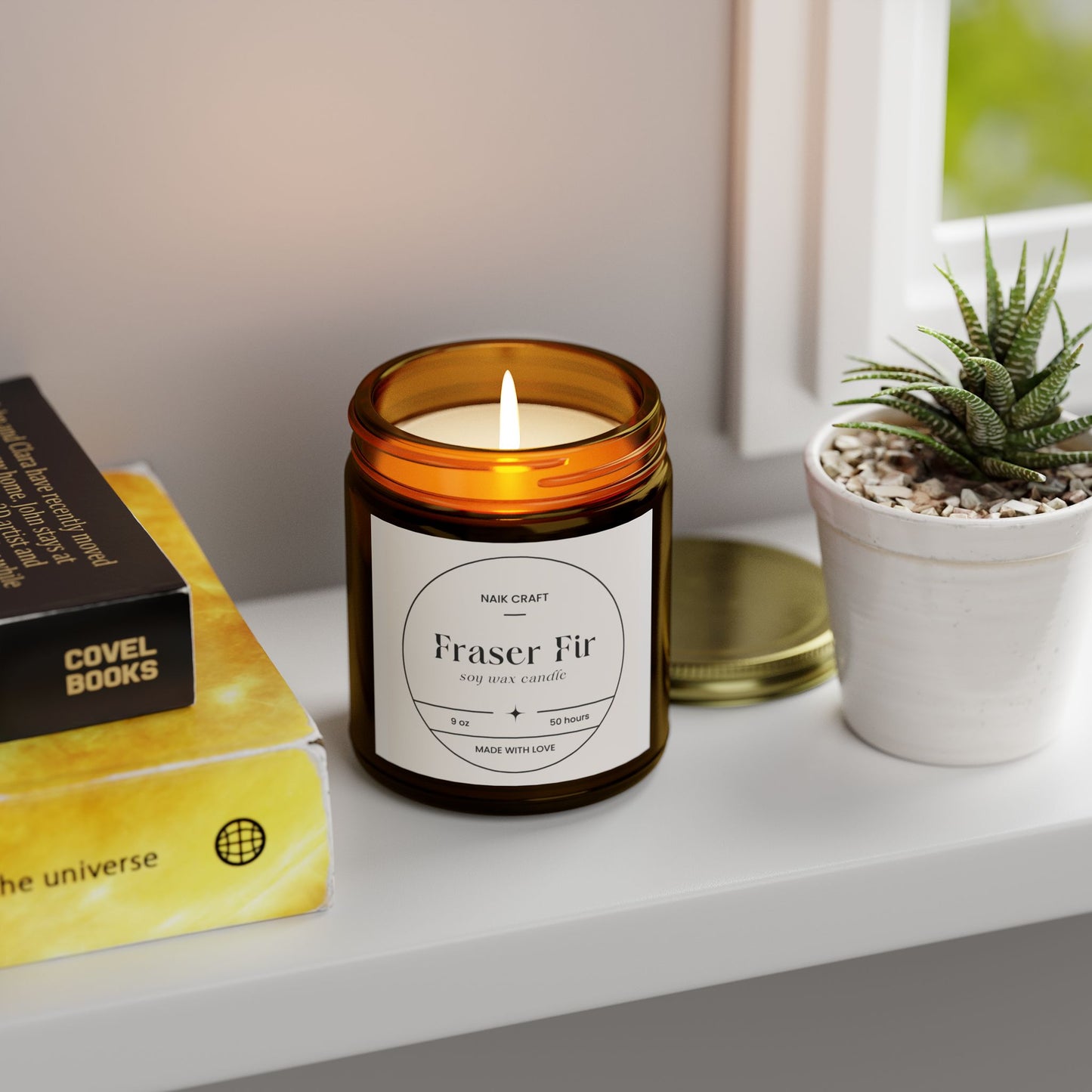 Fraser Fir Scented Candles, Aromatherapy, Home Fragrance, Gift for Her, Eco-Friendly Candles, Candle Set for Relaxation