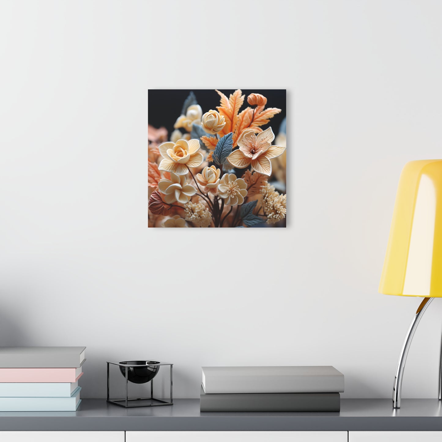 Floral Acrylic Wall Art Print, Home Decor, Nature Inspired Art, Gift for Her, Modern Wall Decor, Housewarming Decor