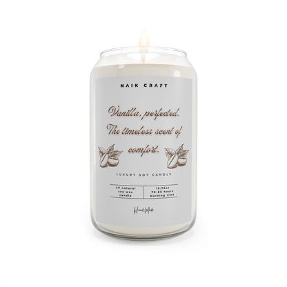 Vanilla Bean Soy Candle, Cozy Home Decor, Relaxing Gift, Aromatherapy Candle, Perfect for Holidays, Handmade Candle