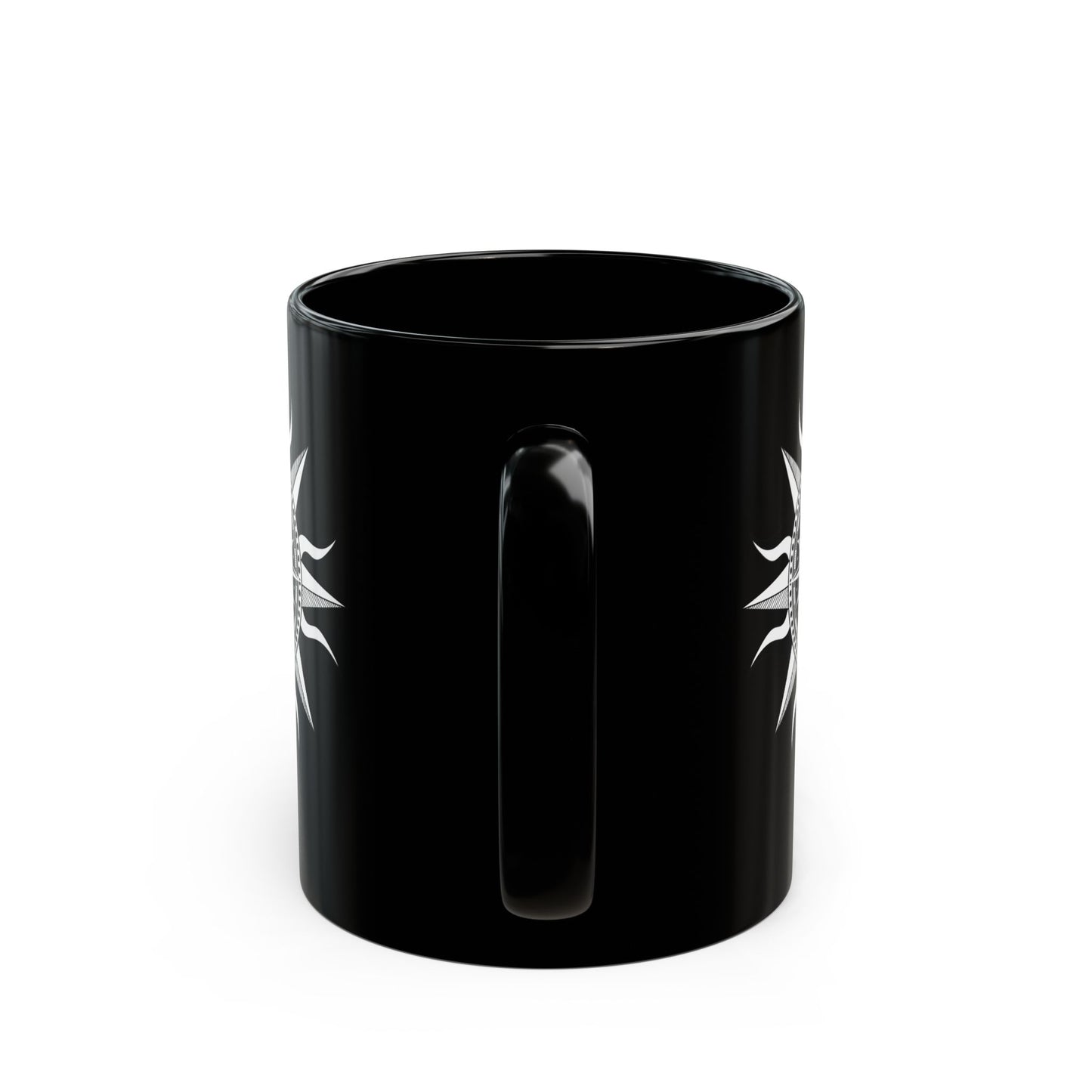 Minimalist Boho Mug - Abstract Design, Modern Ceramic Tea Cup