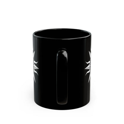 Minimalist Boho Mug - Abstract Design, Modern Ceramic Tea Cup