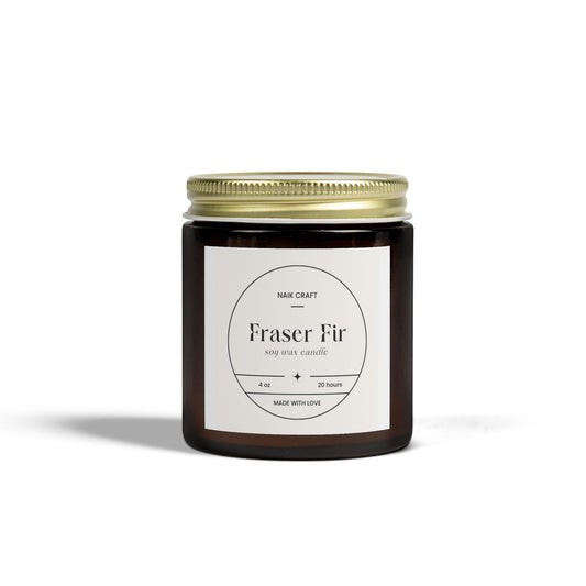 Fraser Fir Scented Candles, Aromatherapy, Home Fragrance, Gift for Her, Eco-Friendly Candles, Candle Set for Relaxation