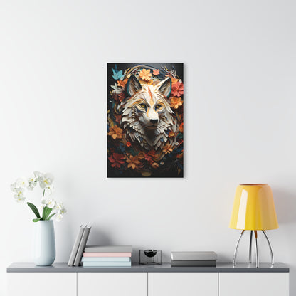 Stylish Acrylic Wall Art Print, Modern Home Decor, Minimalist Art, Animal Lover Gift, Floral Artwork for Living Room, Unique Wall Hanging