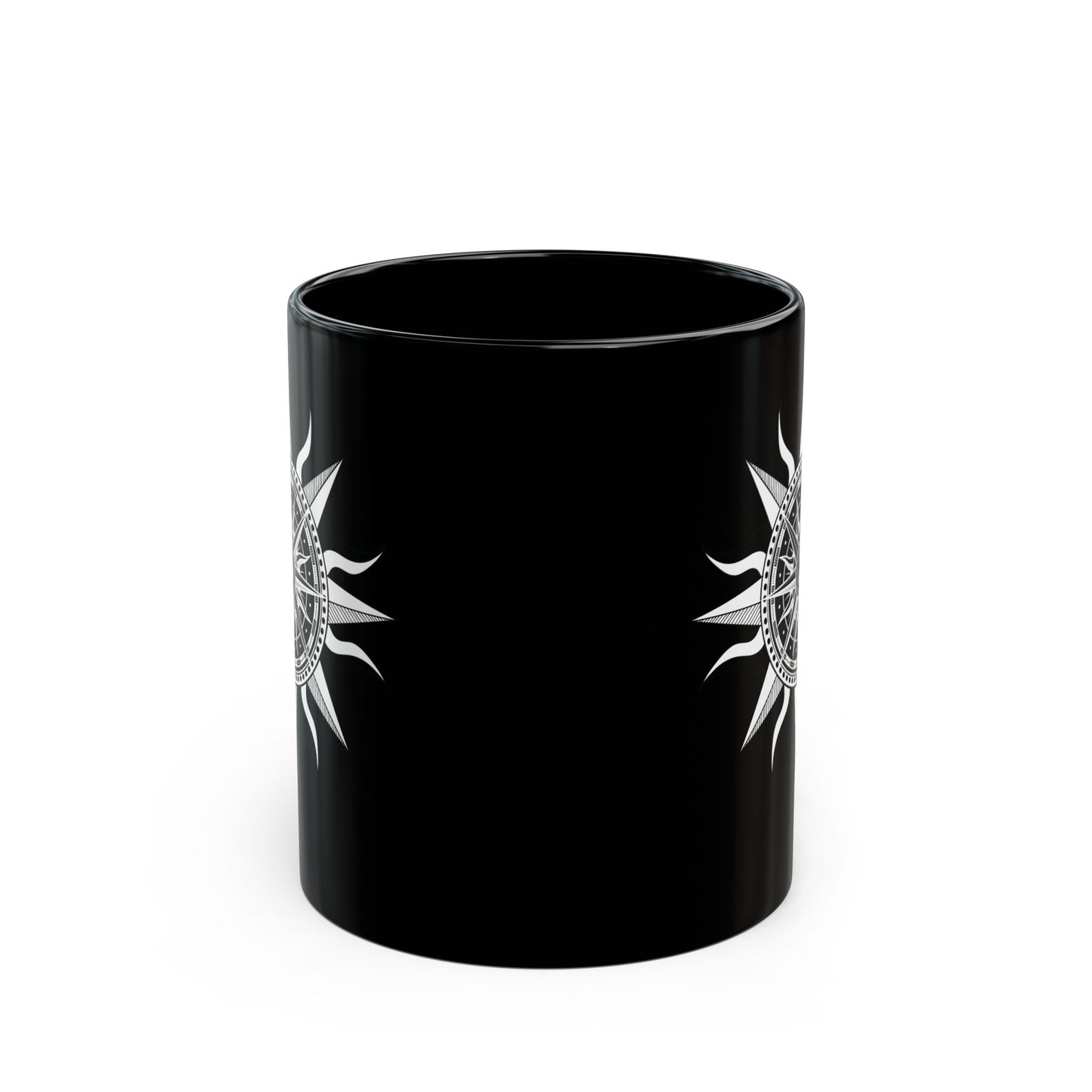 Minimalist Boho Mug - Abstract Design, Modern Ceramic Tea Cup