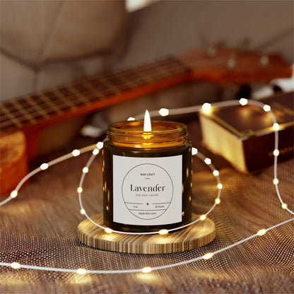 Lavender Scented Candles, Aromatherapy, Home Fragrance, Gift for Her, Eco-Friendly Candles, Candle Set for Relaxation