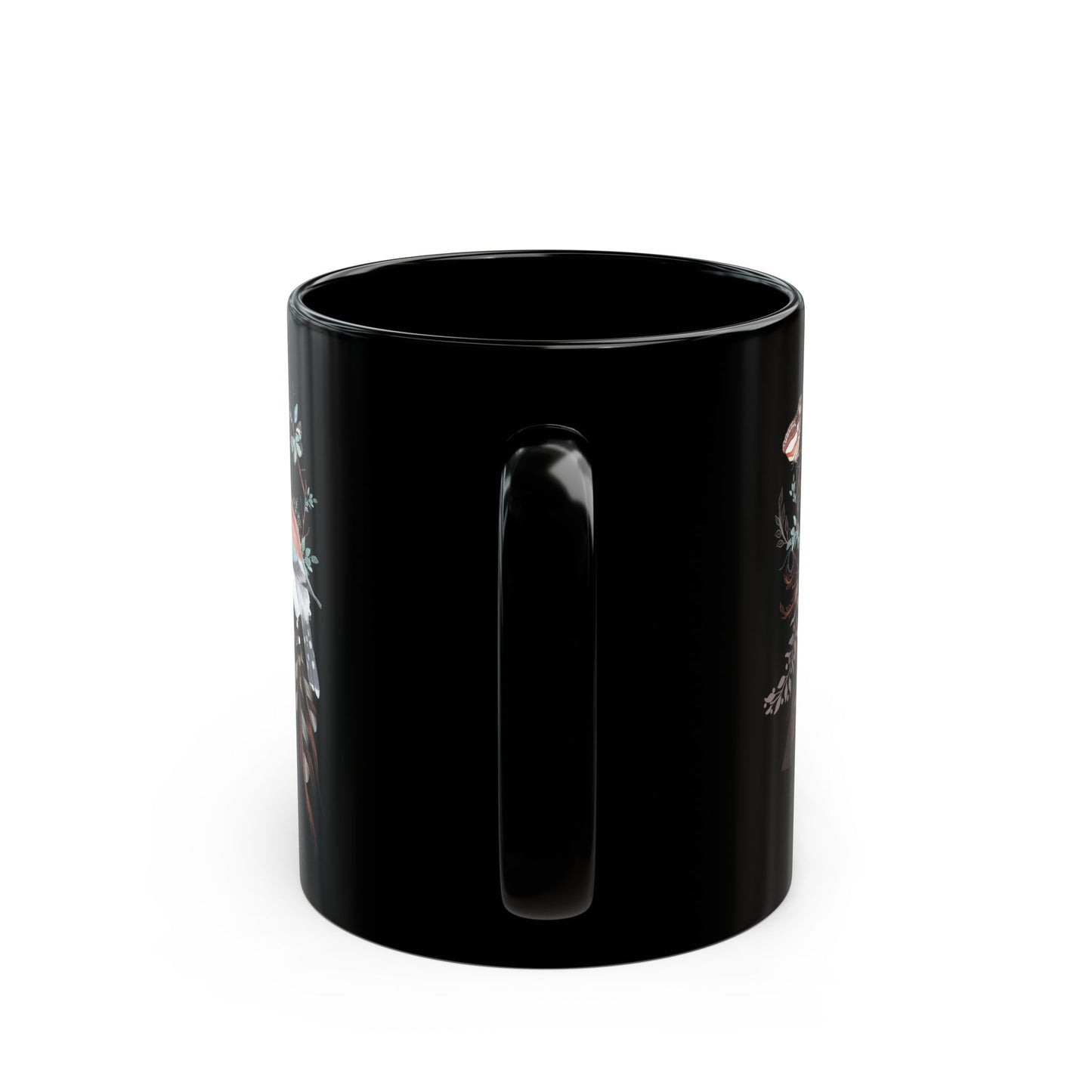 Bohemian Style Mug - Earthy Tones, Handcrafted Stoneware Coffee Cup