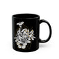 Boho Floral Coffee Mug - Hand-Painted Ceramic Cup, Cute Bohemian Design