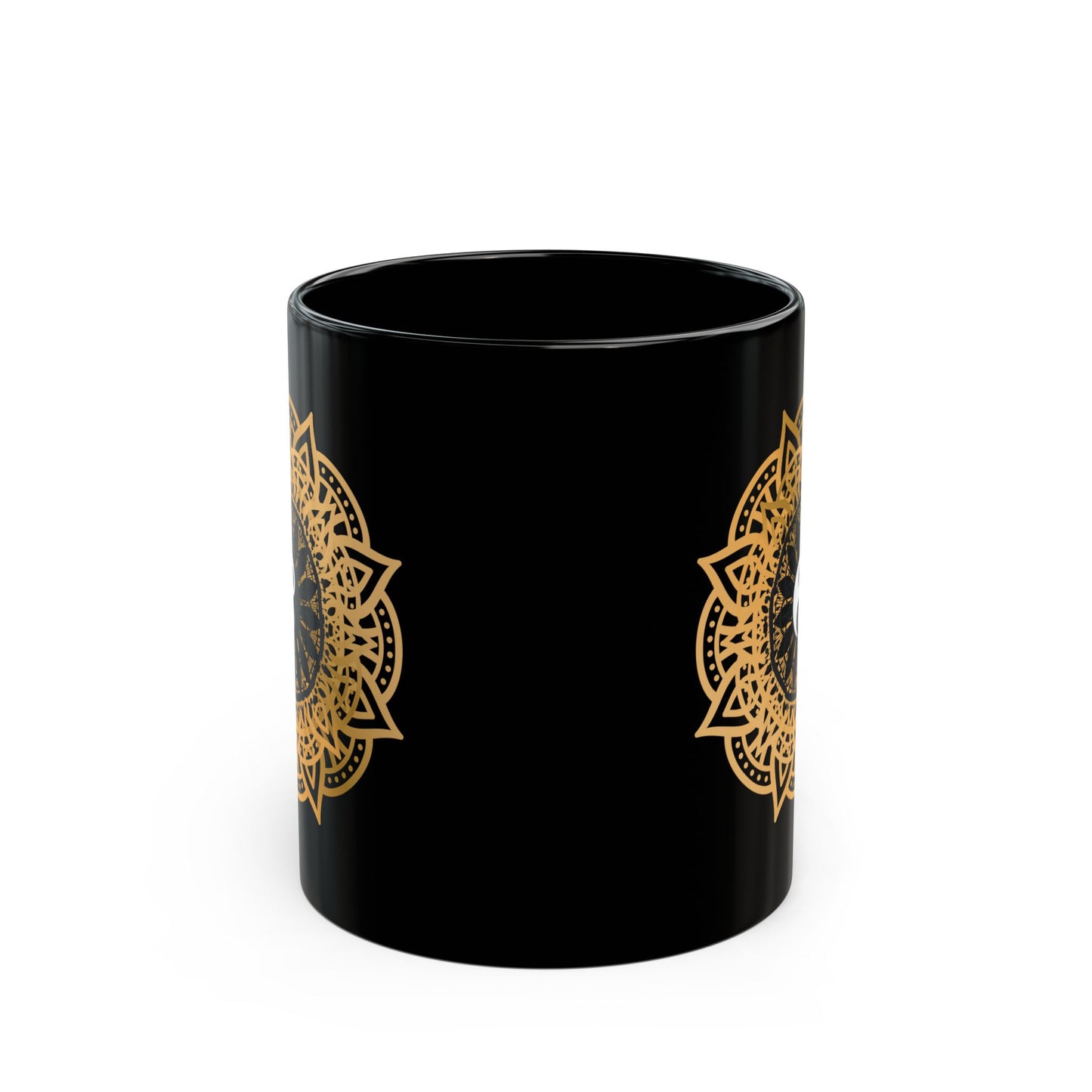 Bohemian Style Mug - Earthy Tones, Handcrafted Stoneware Coffee Cup