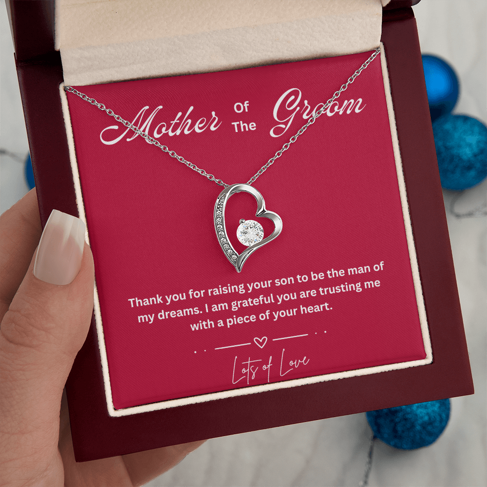 Future Mother-in-Law Gift Necklace - Elegant Jewelry for the Wedding