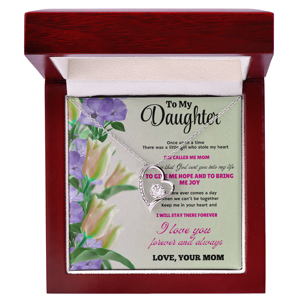 Beautiful Necklace Gift for Daughter – Meaningful Jewelry with Heartfelt Love Message Card