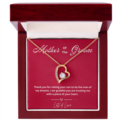 Future Mother-in-Law Gift Necklace - Elegant Jewelry for the Wedding