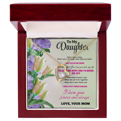 Beautiful Necklace Gift for Daughter – Meaningful Jewelry with Heartfelt Love Message Card