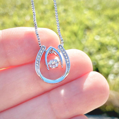 Sentimental Mother of the Groom Gift Necklace with Heartfelt Message
