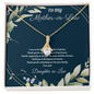 Mother-in-Law Gift from Daughter-in-Law – Sentimental Necklace with Heartfelt Love Message Card