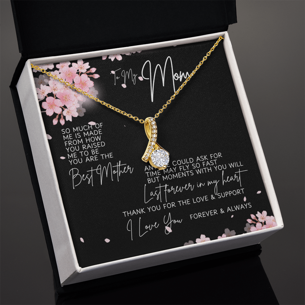 Meaningful Mom Necklace Gift – Express Your Love with a Beautiful Necklace and Message Card