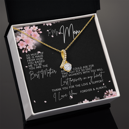 Meaningful Mom Necklace Gift – Express Your Love with a Beautiful Necklace and Message Card