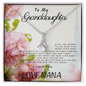 Heartfelt Necklace Gift for Granddaughter from Nana – Meaningful Jewelry with Love Message from Grandma