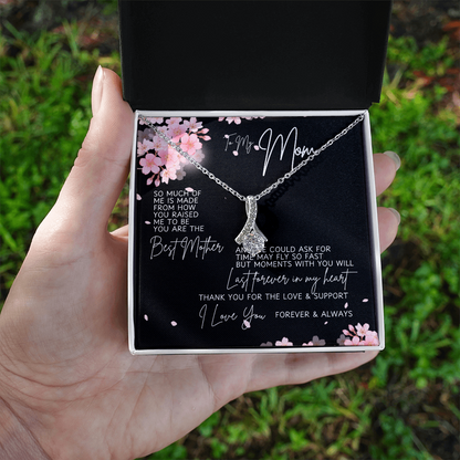Meaningful Mom Necklace Gift – Express Your Love with a Beautiful Necklace and Message Card