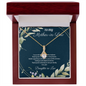 Mother-in-Law Gift from Daughter-in-Law – Sentimental Necklace with Heartfelt Love Message Card