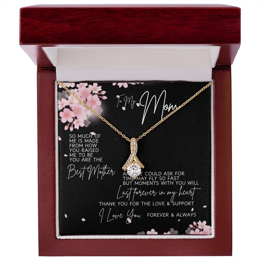 Meaningful Mom Necklace Gift – Express Your Love with a Beautiful Necklace and Message Card