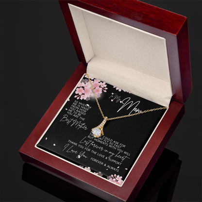 Meaningful Mom Necklace Gift – Express Your Love with a Beautiful Necklace and Message Card