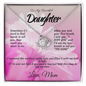 To My Daughter – Elegant Necklace with Inspirational Love Message | Perfect Gift for Any Occasion