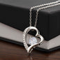Forever Love Necklace – Heart Pendant, Romantic Gift for Her, Anniversary, Birthday, Jewelry for Women