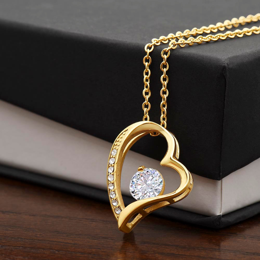 Forever Love Necklace – Heart Pendant, Romantic Gift for Her, Anniversary, Birthday, Jewelry for Women