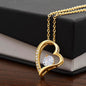 Forever Love Necklace – Heart Pendant, Romantic Gift for Her, Anniversary, Birthday, Jewelry for Women