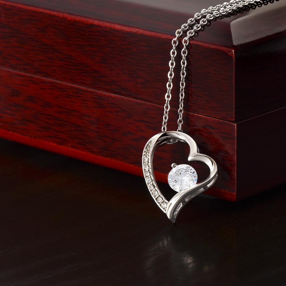 Forever Love Necklace – Heart Pendant, Romantic Gift for Her, Anniversary, Birthday, Jewelry for Women