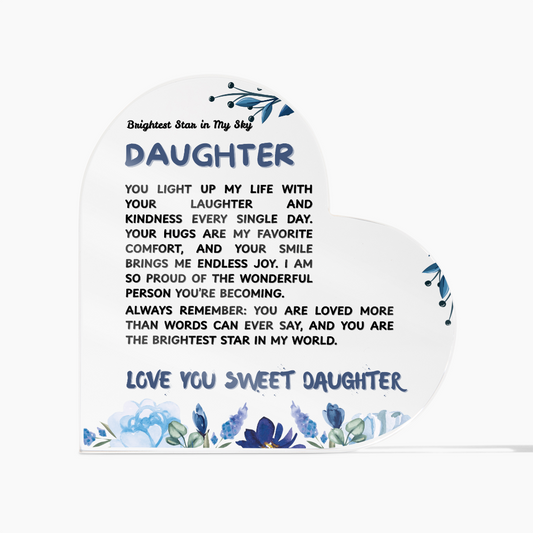 Brightest Star in My Sky | Your Sweet Daughter | Memorable Gift