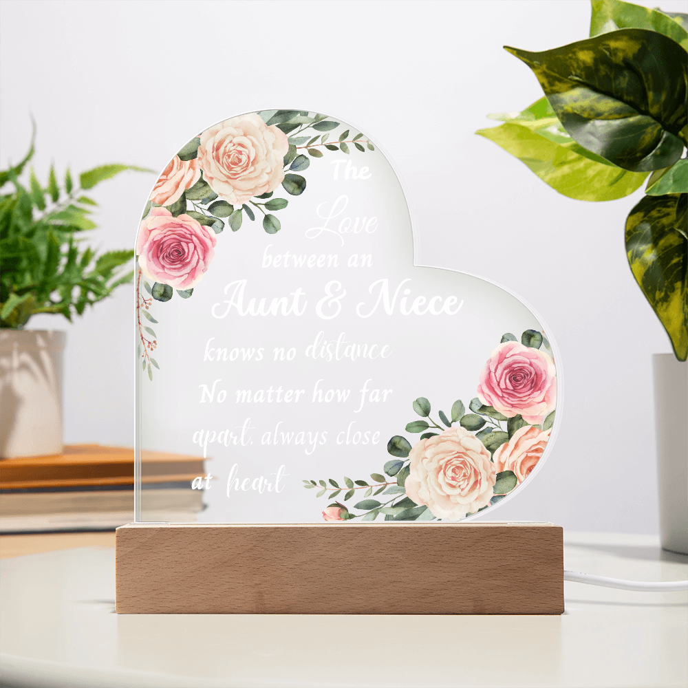 Beautiful Aunt and Niece Gift – Loving Message to Celebrate Family and Friendship