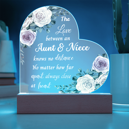 Beautiful Aunt and Niece Gift – Loving Message to Celebrate Family and Friendship