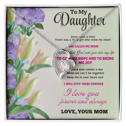 Beautiful Necklace Gift for Daughter – Meaningful Jewelry with Heartfelt Love Message Card
