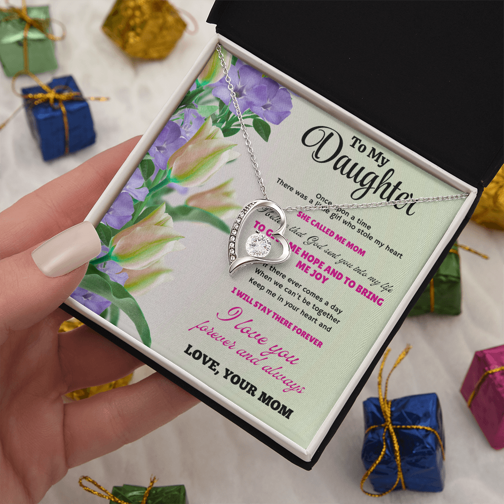 Beautiful Necklace Gift for Daughter – Meaningful Jewelry with Heartfelt Love Message Card