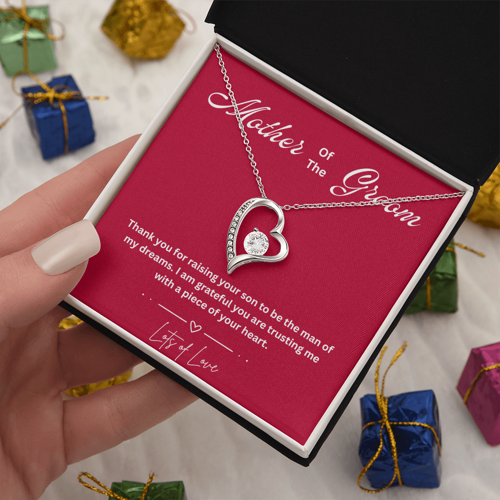 Future Mother-in-Law Gift Necklace - Elegant Jewelry for the Wedding