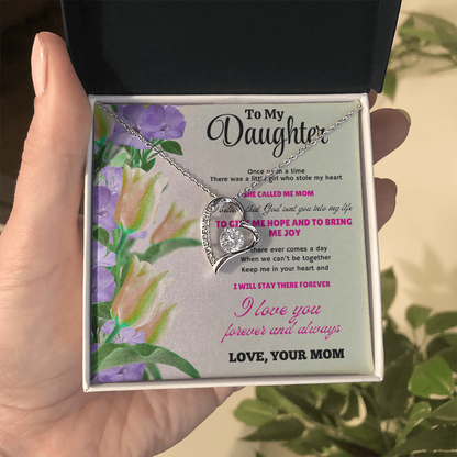 Beautiful Necklace Gift for Daughter – Meaningful Jewelry with Heartfelt Love Message Card