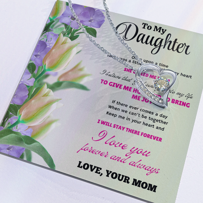 Beautiful Necklace Gift for Daughter – Meaningful Jewelry with Heartfelt Love Message Card