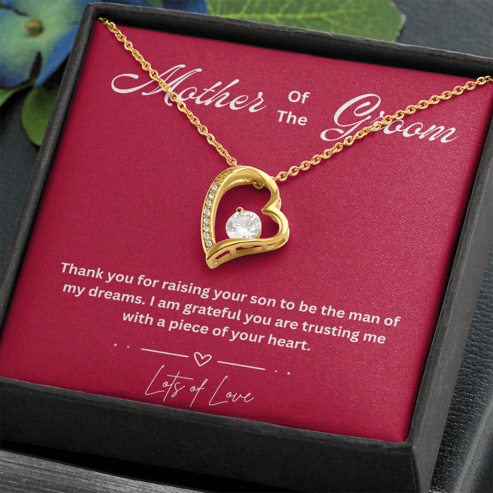 Future Mother-in-Law Gift Necklace - Elegant Jewelry for the Wedding