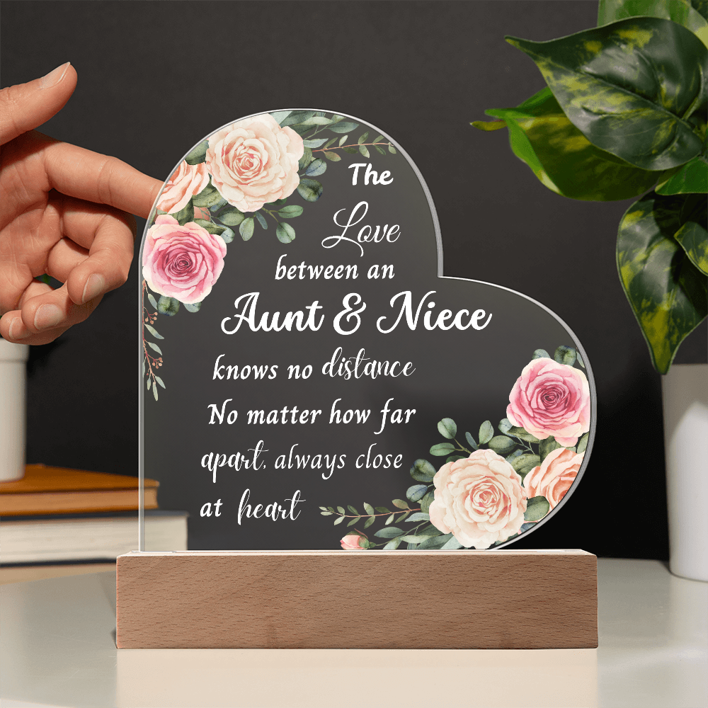 Beautiful Aunt and Niece Gift – Loving Message to Celebrate Family and Friendship