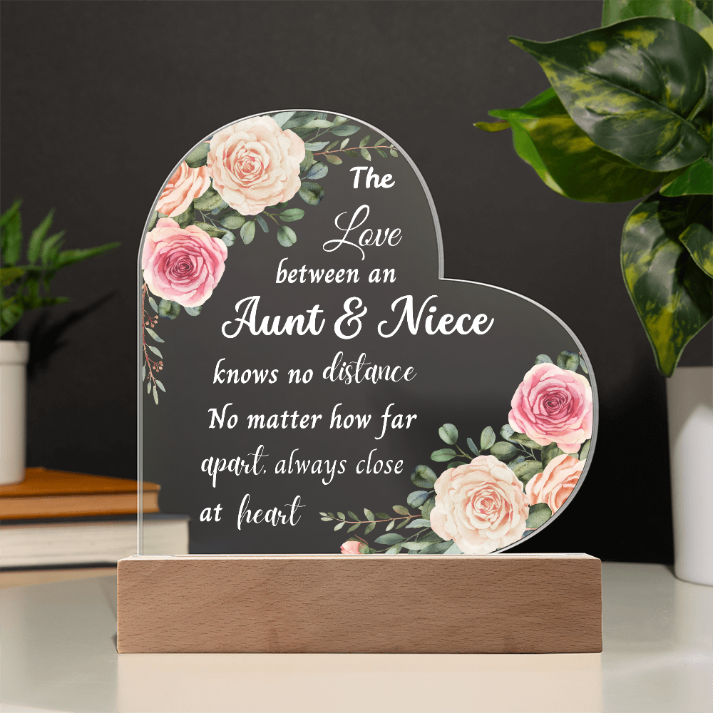 Beautiful Aunt and Niece Gift – Loving Message to Celebrate Family and Friendship