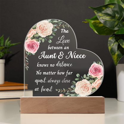 Beautiful Aunt and Niece Gift – Loving Message to Celebrate Family and Friendship