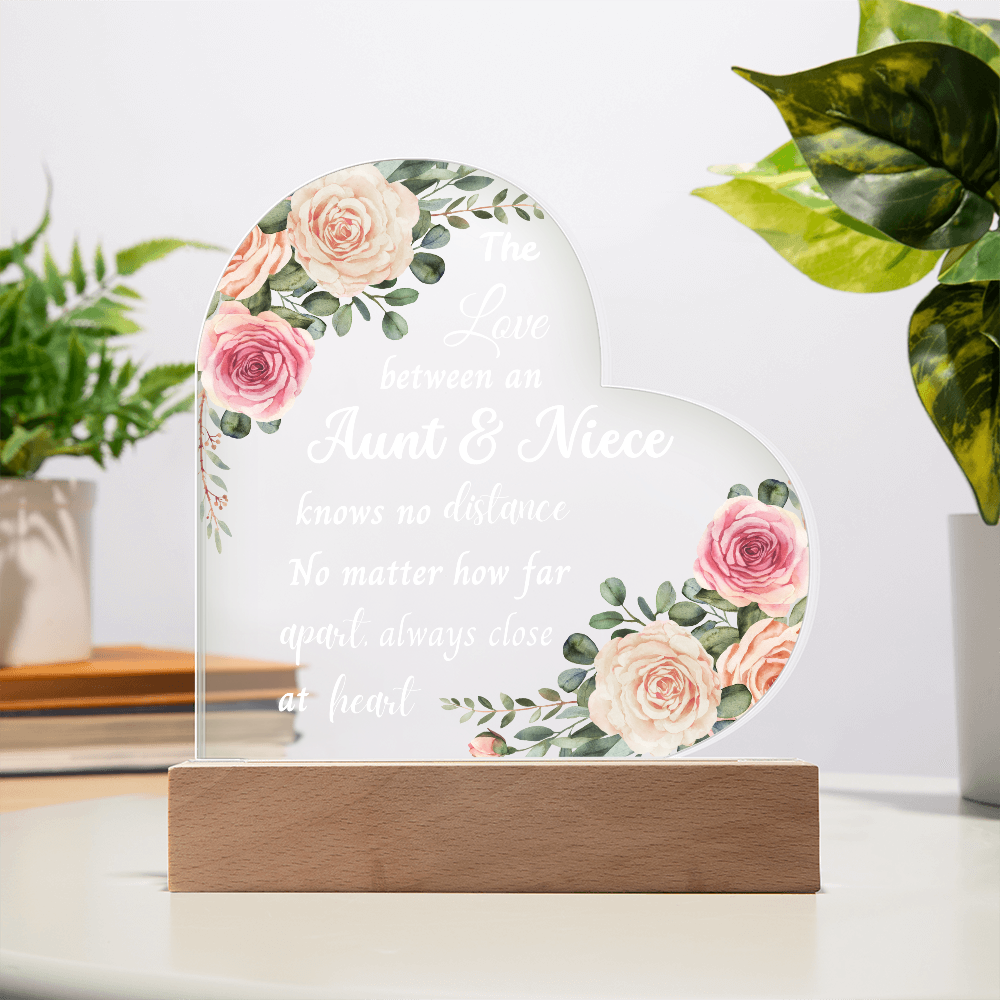 Beautiful Aunt and Niece Gift – Loving Message to Celebrate Family and Friendship