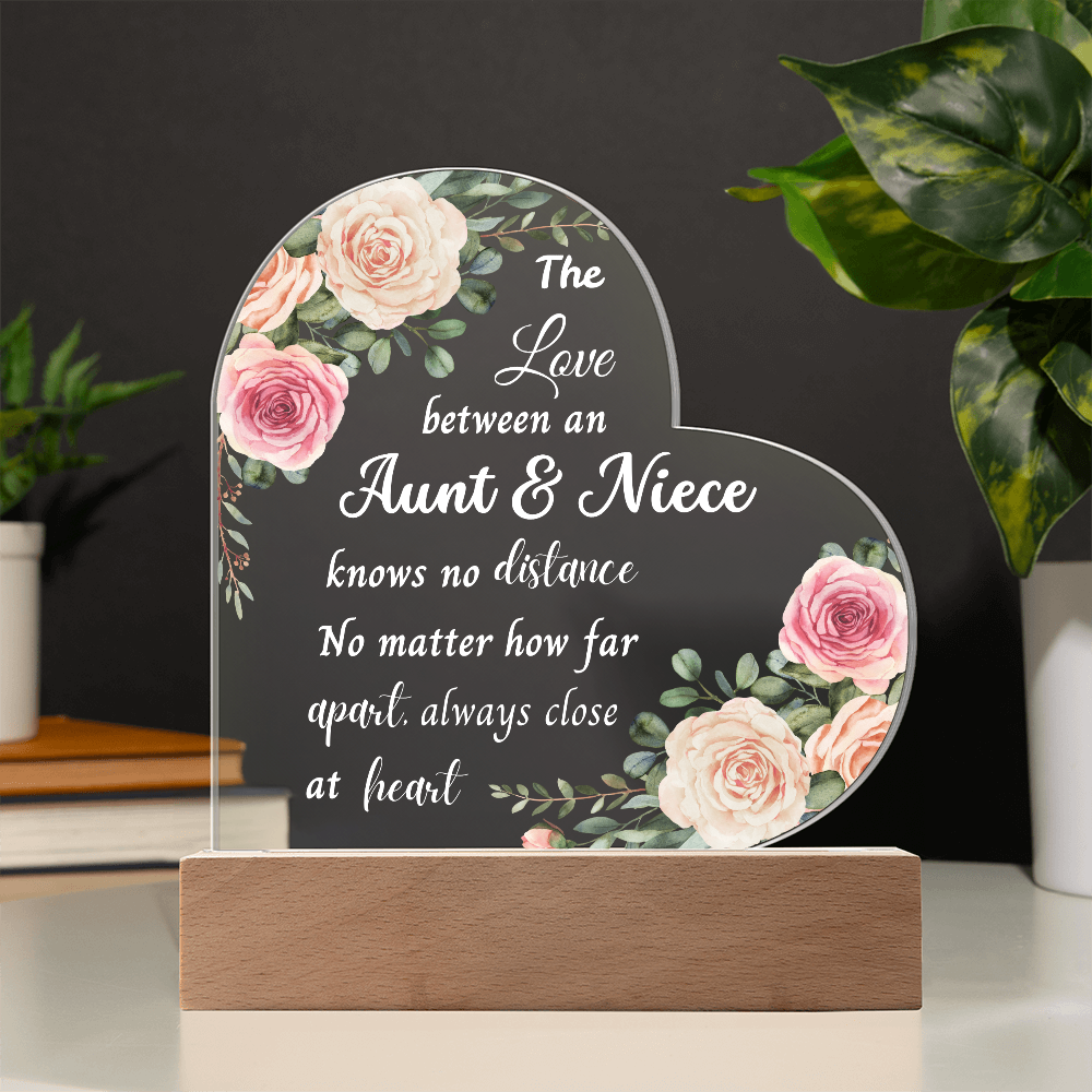 Beautiful Aunt and Niece Gift – Loving Message to Celebrate Family and Friendship