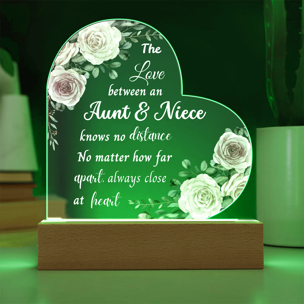 Beautiful Aunt and Niece Gift – Loving Message to Celebrate Family and Friendship